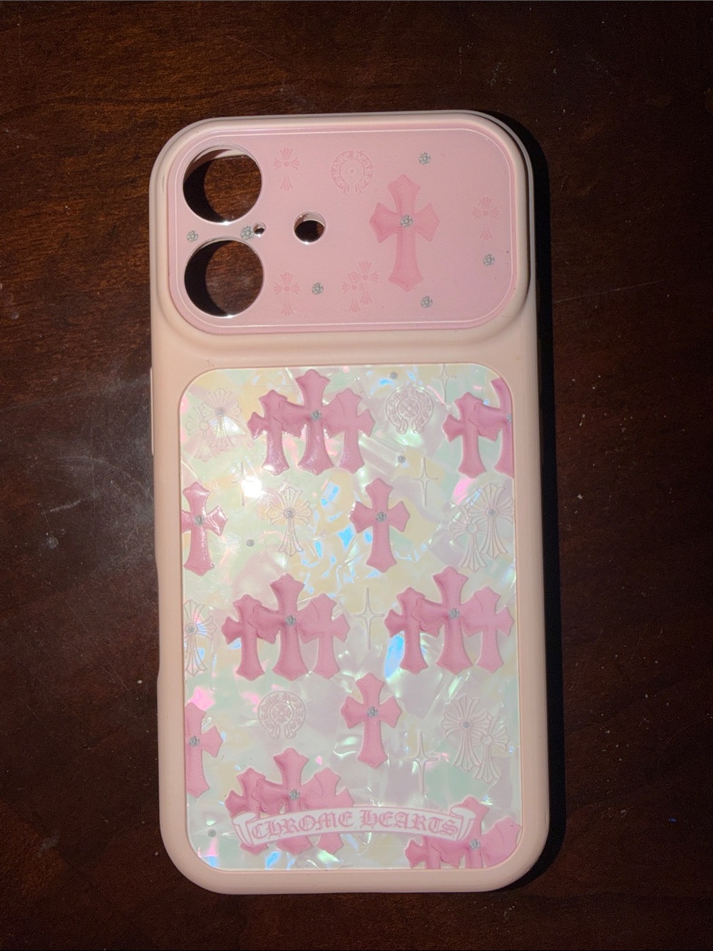 iphone 16 chrome hearts phone case
